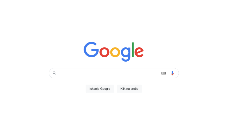 Primer dobre prakse – Google iskalnik