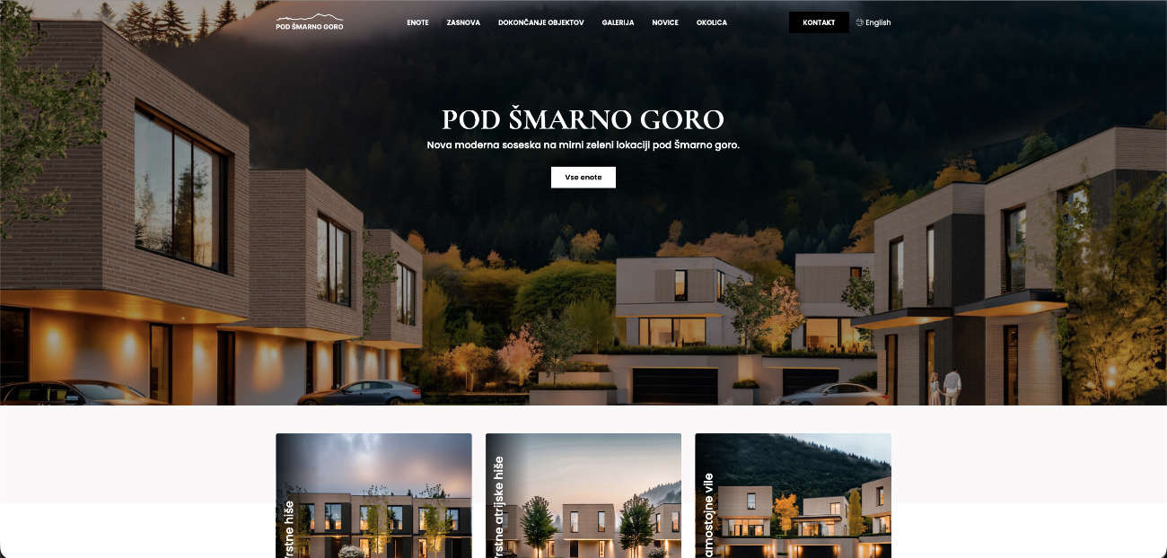 Novogradnja: Pod Šmarno goro