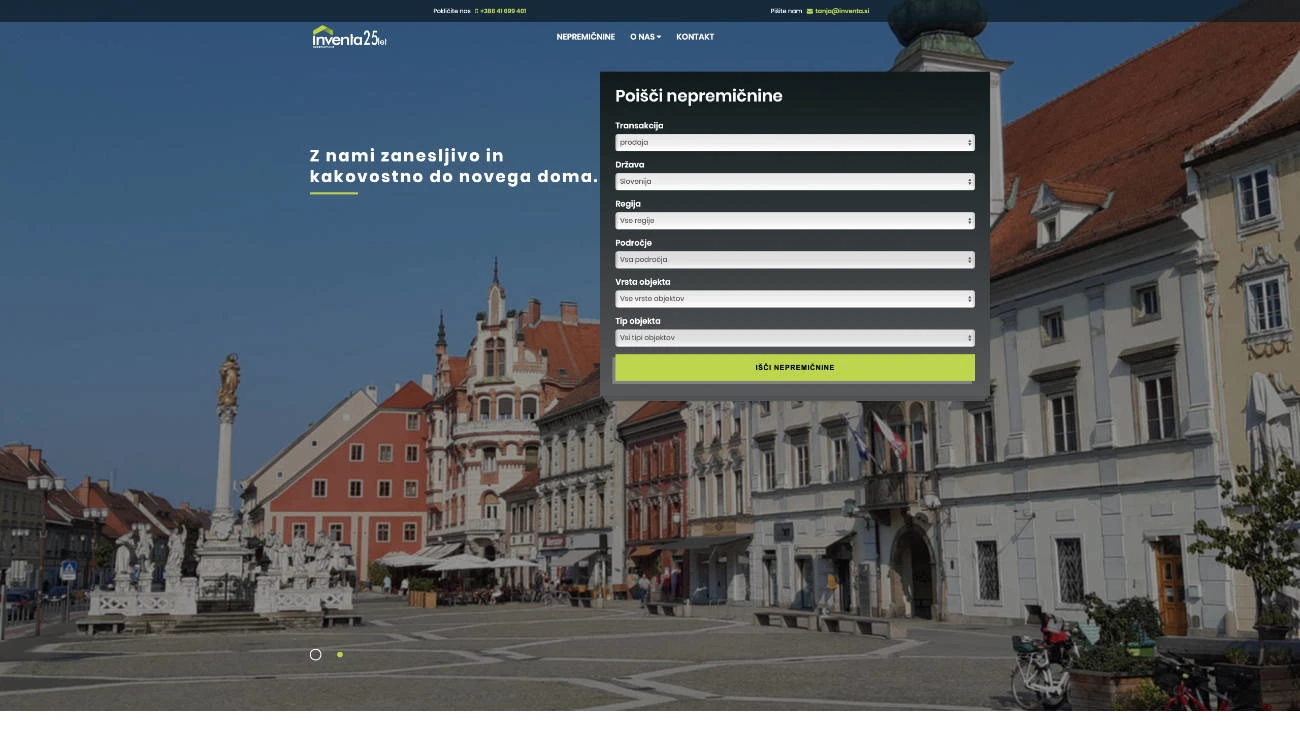 Spletna stran: http://www.inventa-nepremicnine.si