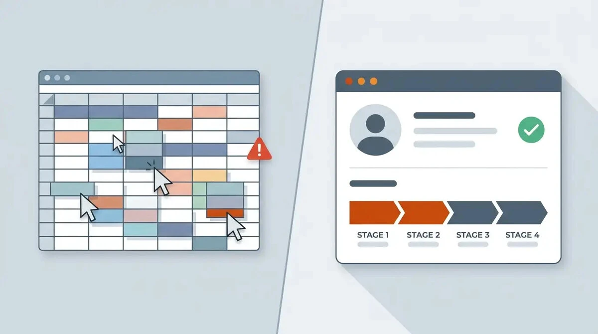 Excel ni CRM sistem