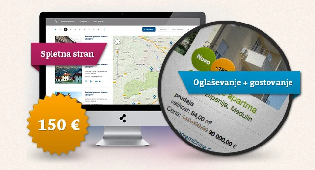 Prilagojene spletne strani za nepremičninske agencije