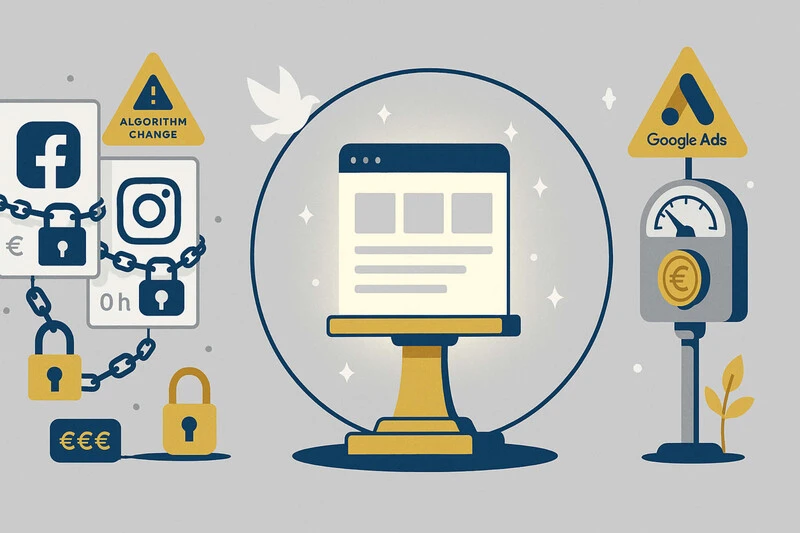 Spletna stran: edini marketinški kanal, ki ga resnično nadzirate