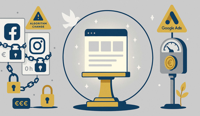 Spletna stran: edini marketinški kanal, ki ga resnično nadzirate