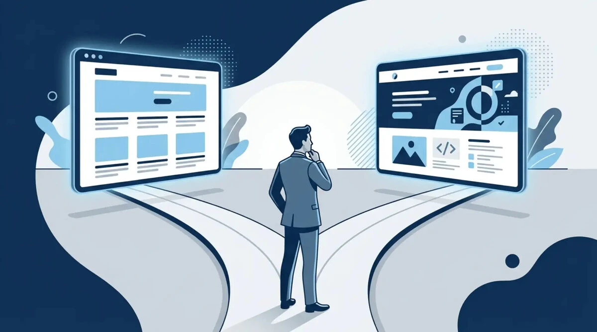 Spletna stran po meri ali predloga: kaj je prava izbira za vaše podjetje?