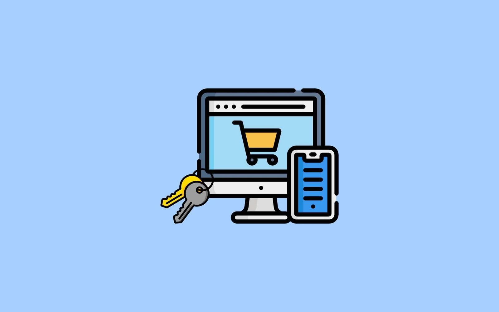 Spletna trgovina na ključ