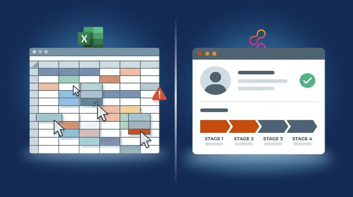 Excel ni CRM sistem