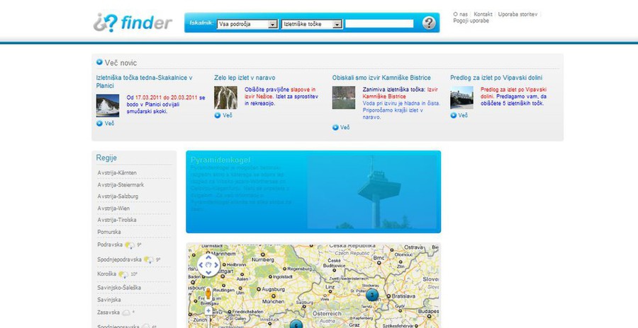 Portal www.finder.si