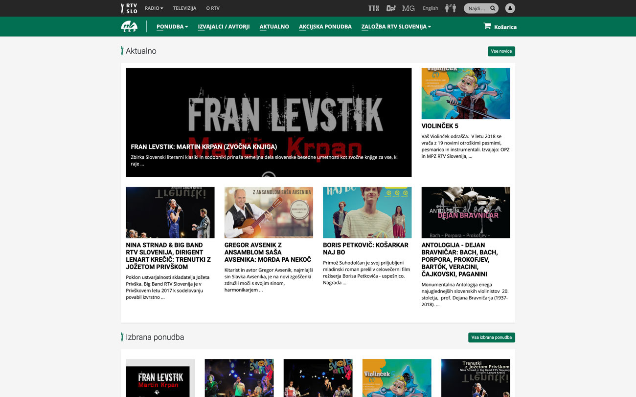 ublishing and Record Label RTV Slovenija – ZKP RTV SLO