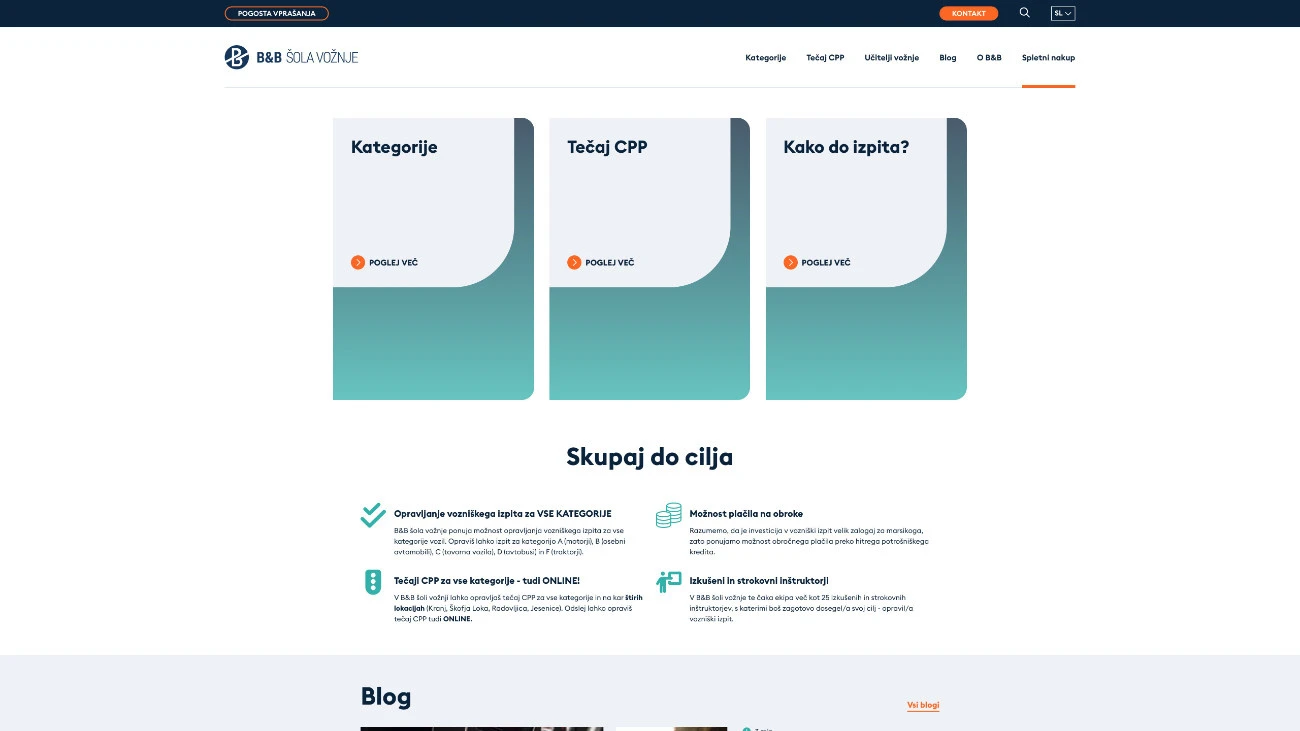 B&amp;B Šola vožnje