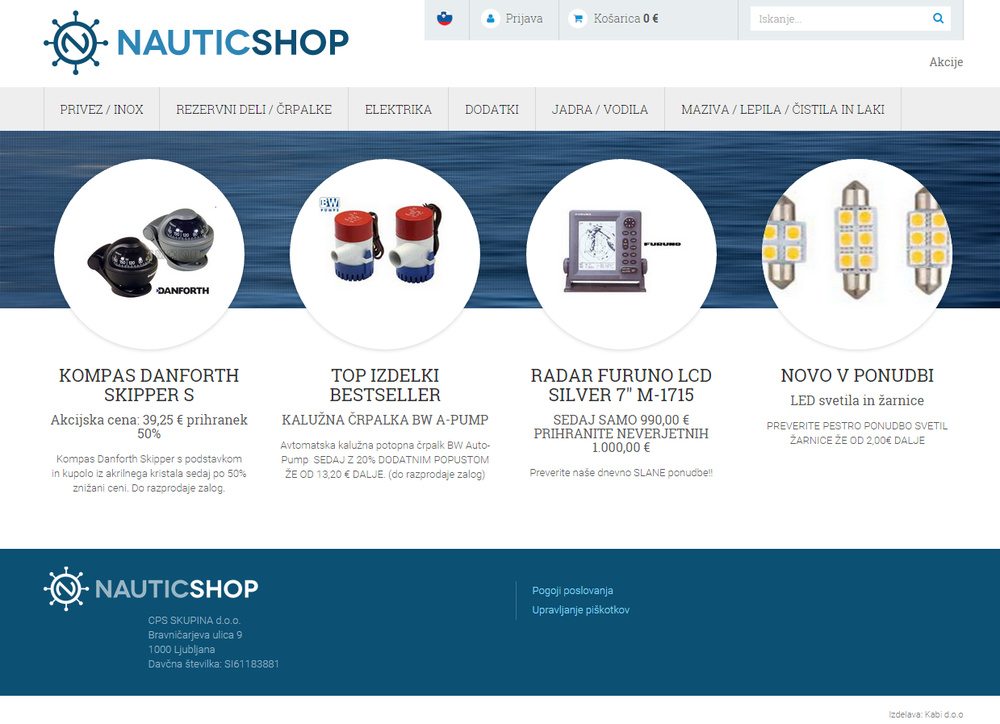 Nautic shop