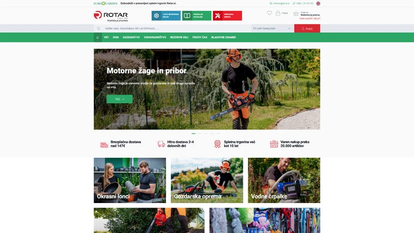 Spletna trgovina Rotar