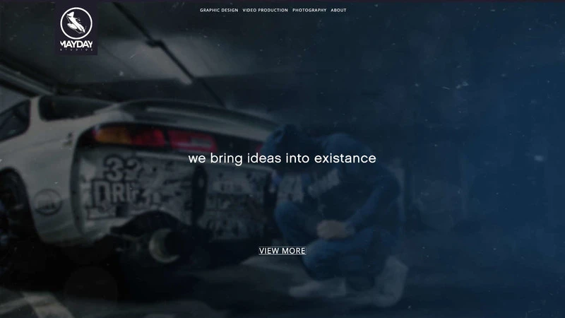 Spletna stran Mayday studios