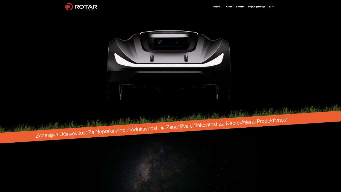 Spletna stran Sunseeker