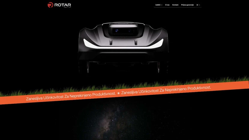 Spletna stran Sunseeker