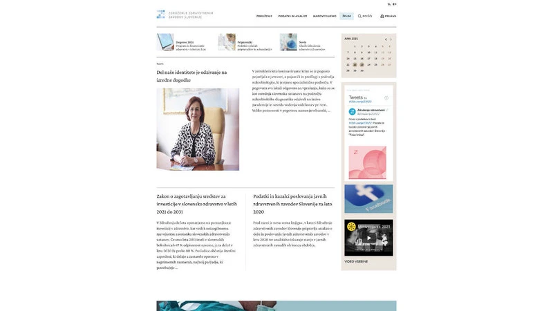 Spletna stran ZDRZZ