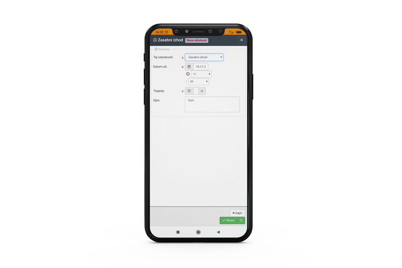 Urejanje prisotnosti na telefonu
