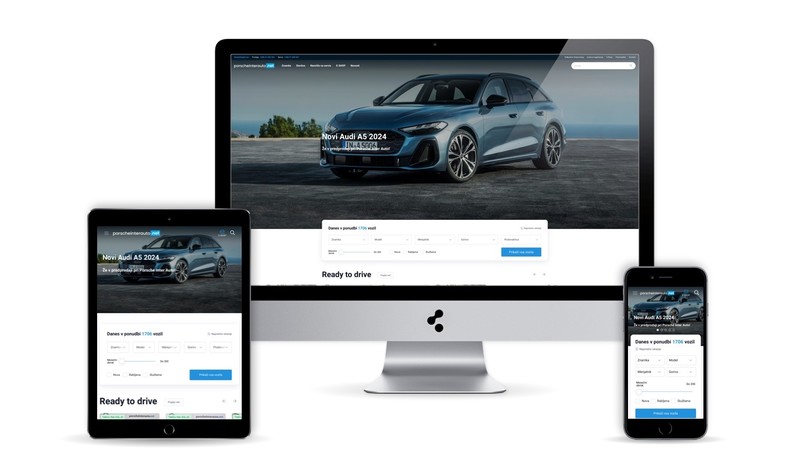 Primer spletne strani porscheinterauto.net