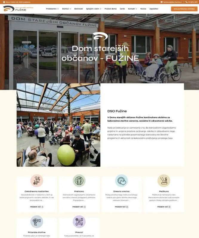 DSO Fužine spletna stran 2026