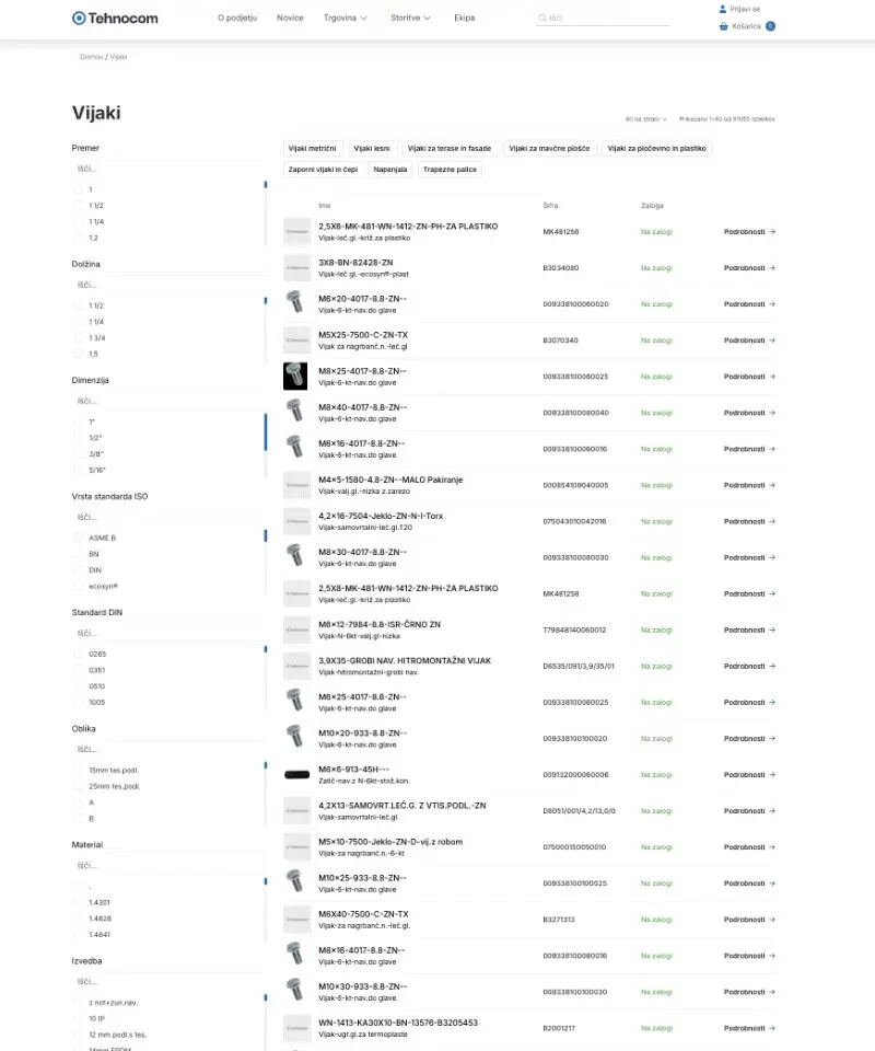 Tehnocom 2026 B2B trgovina