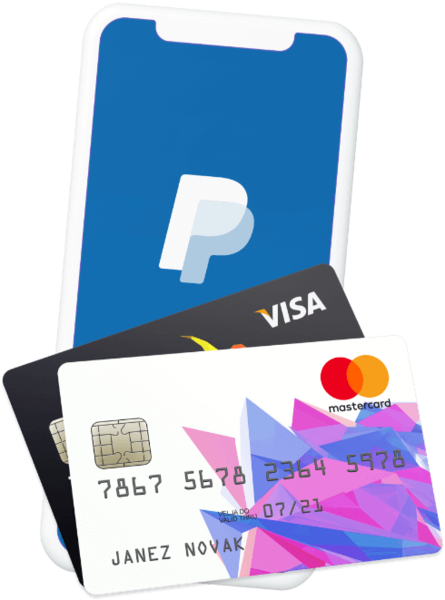 Payment portals, PayPal, credit card, etc.